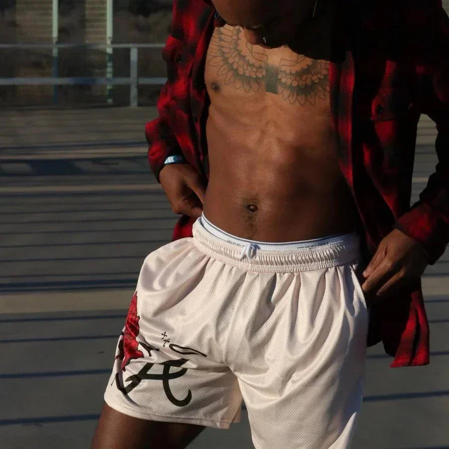 CREAM ATL SHORTS